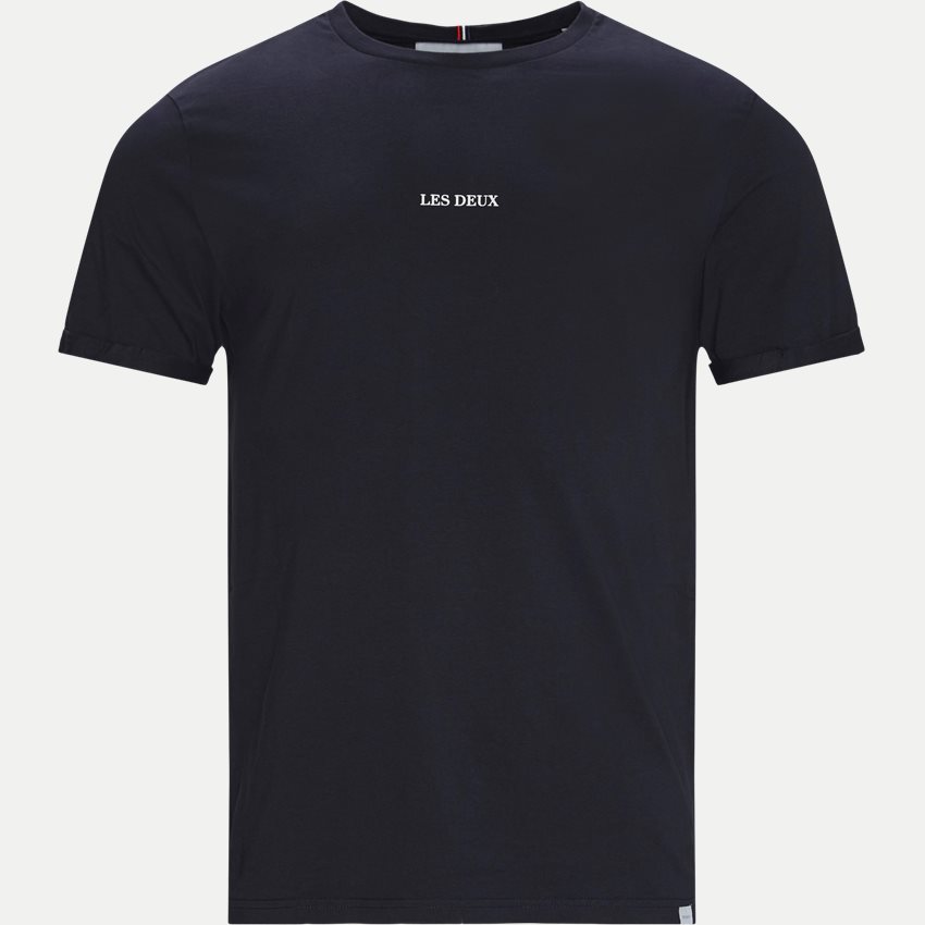 Les Deux T-shirts LENS T-SHIRT LDM101118 SS23 DARK NAVY/WHITE